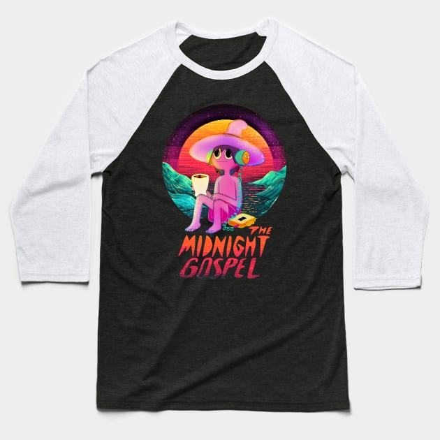 midnight gospel surreal Baseball T-Shirt by LAKOSH